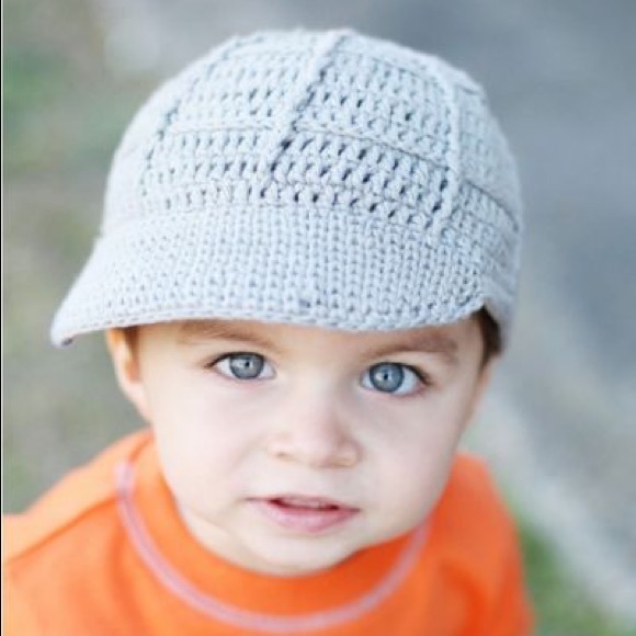 Ruggedbutts Baby-boy's Crocheted Beanie Gray 0-6 m - Picture 1 of 5